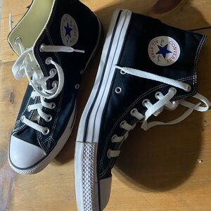 Converse Black and White High-Tops
